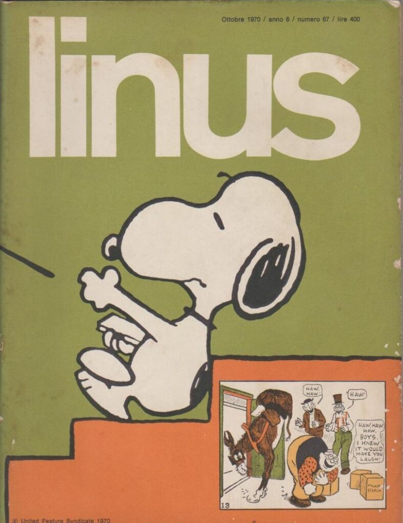 Linus Anno VI nº 67 Ottobre 1970 Rivista Dei Fumetti Midiateca Store
